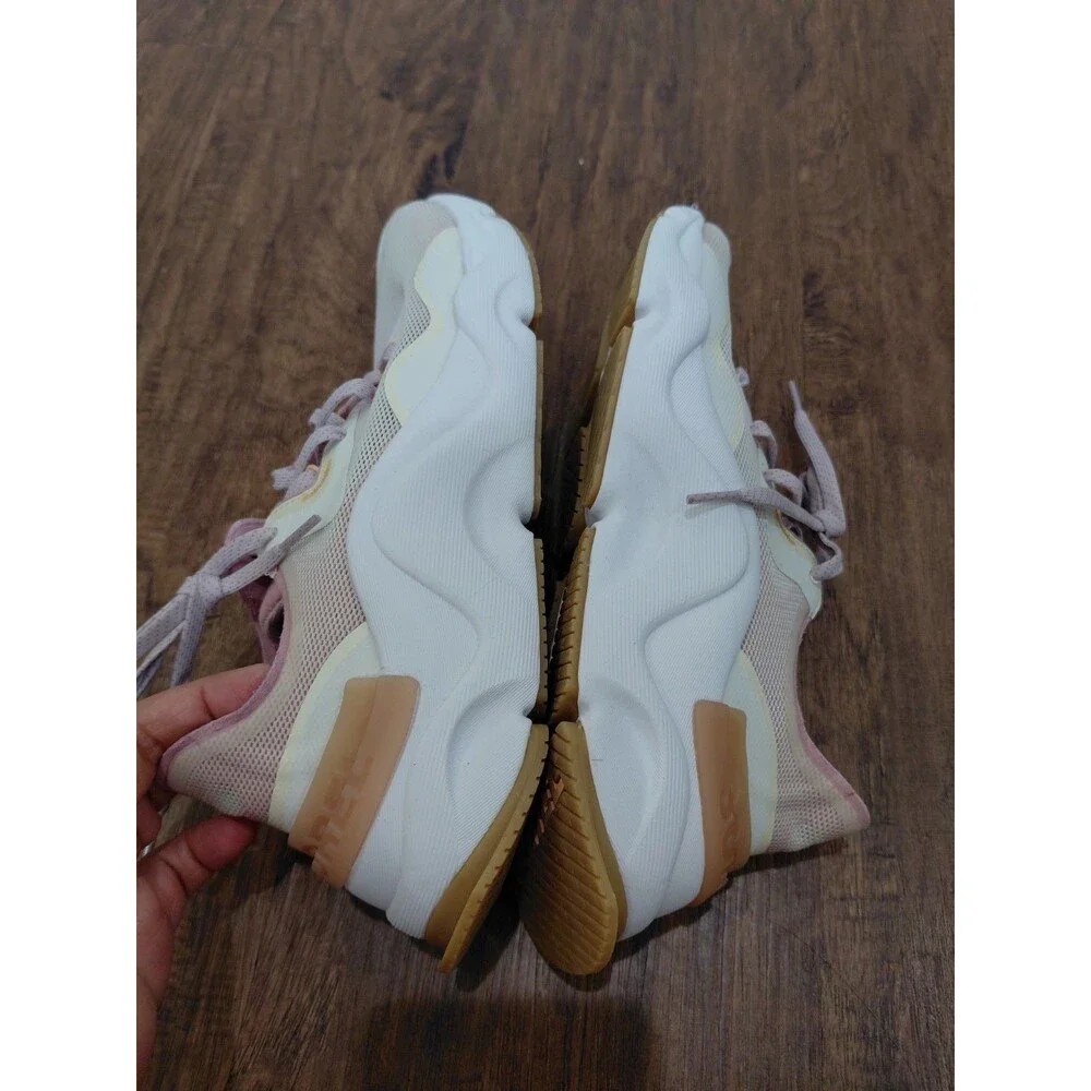 Sorel Shoes Womens 6.5 Kinetic Float Lace Up Sneakers White Pink